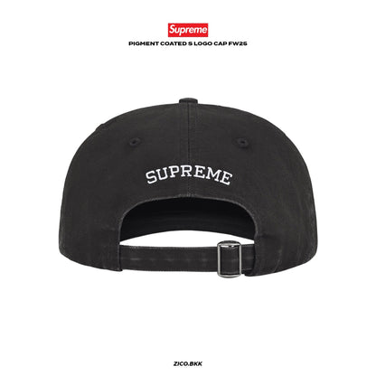 Supreme Pigment Coated S Logo Cap (FW25)