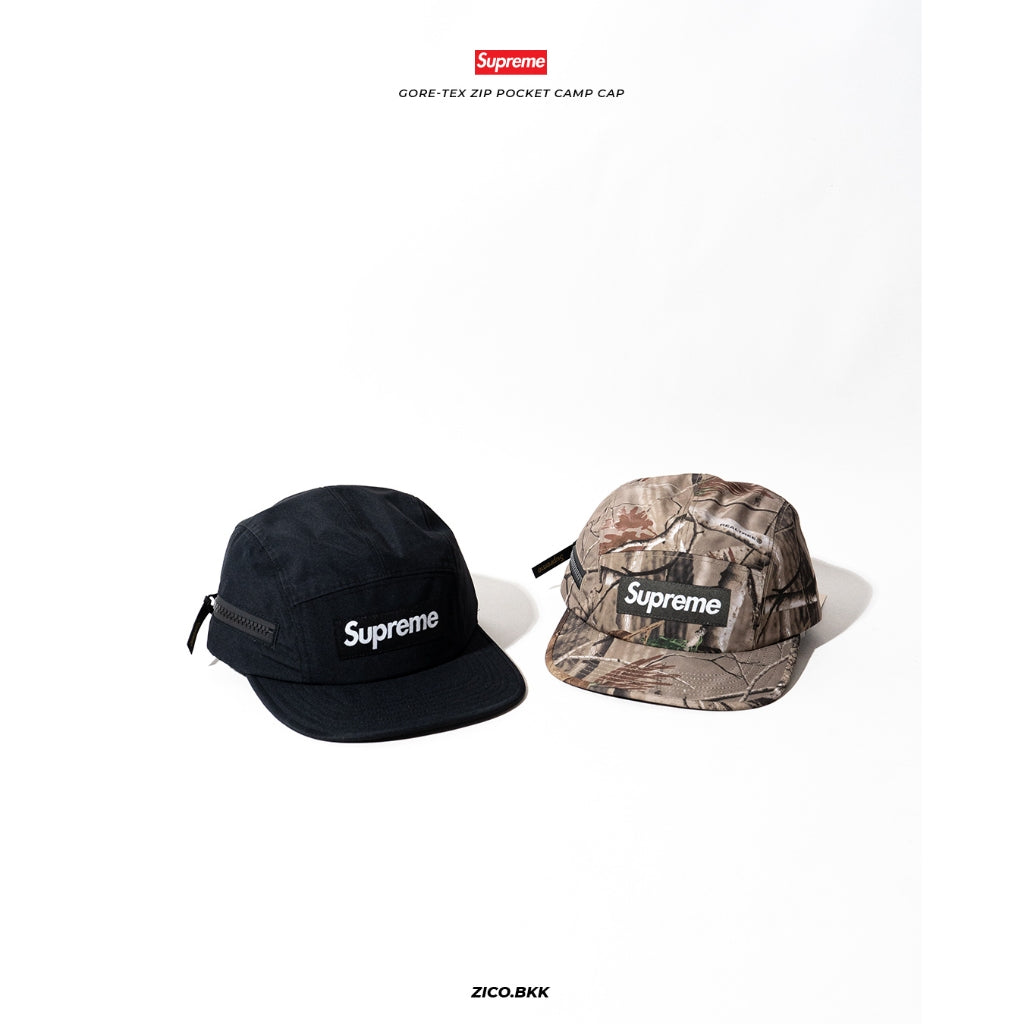 Supreme GORE-TEX Zip Pocket Camp Cap (FW25) - Supreme Cap | ZICO.BKK