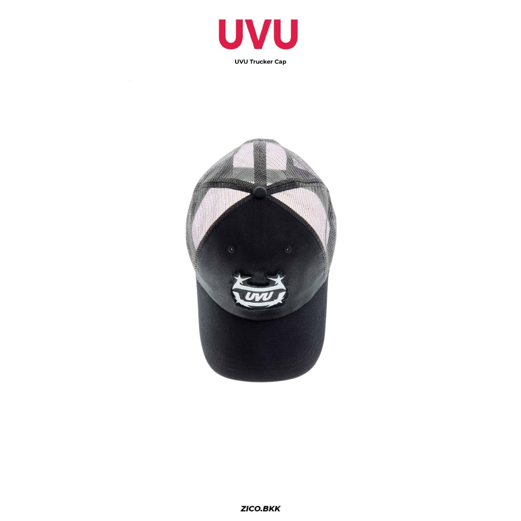 UVU Trucker Cap (Black/Olive/Red) - UVU Trucker Cap | ZICO.BKK