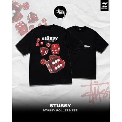 [ZICO.BKK] Stussy Rollers Tee (Black/White)