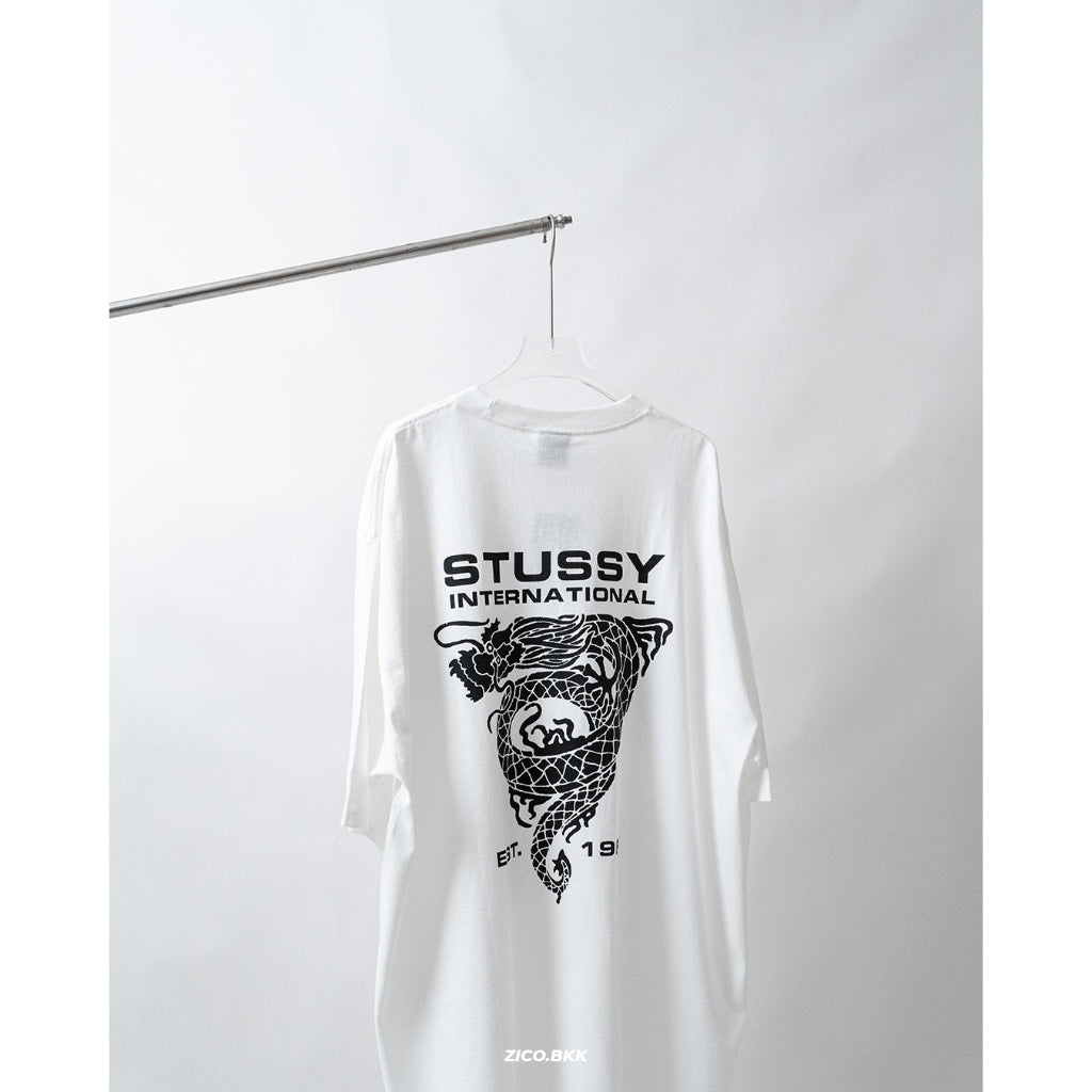 Stussy Dragon Tee (Black/White) - Stussy T-Shirt | ZICO.BKK