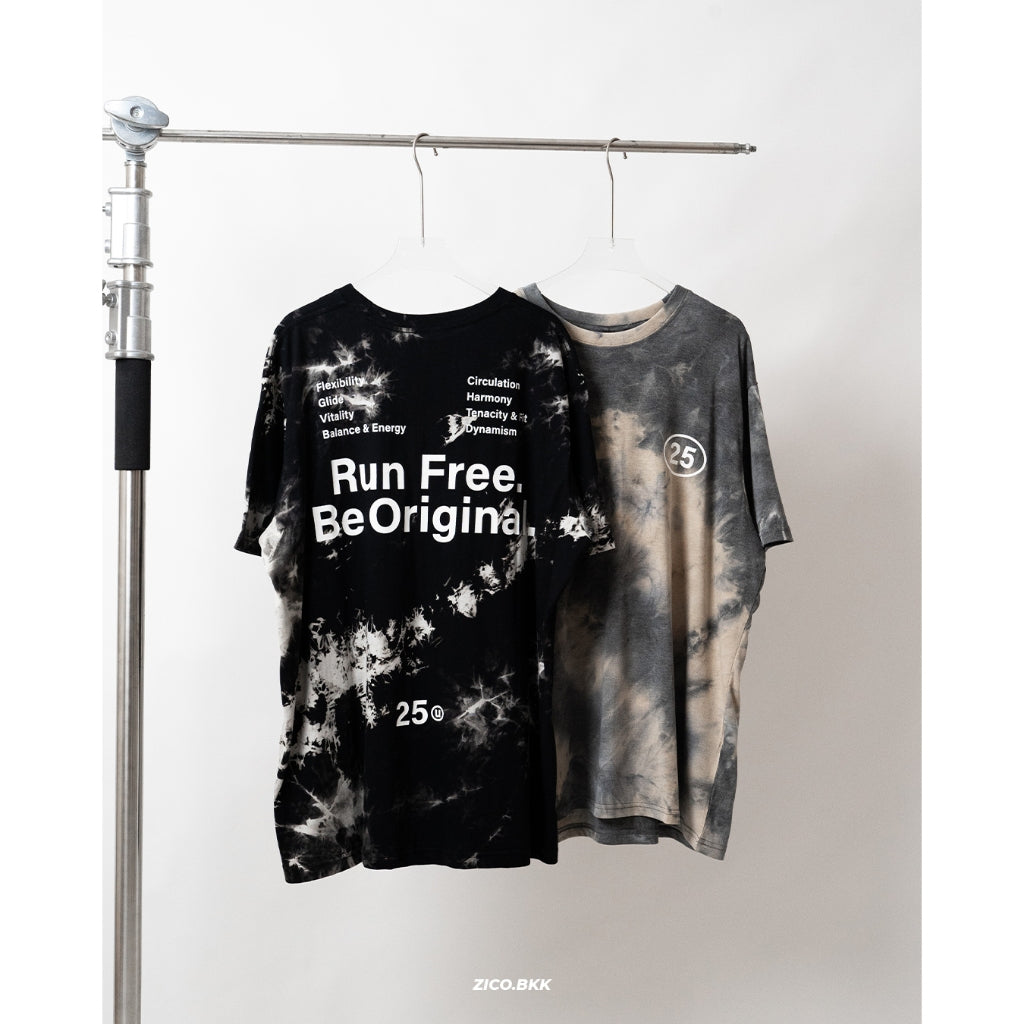 EOU Tie-dye Tee — “Run Free. Be Original.” - EOU Running T-Shirt | ZICO.BKK