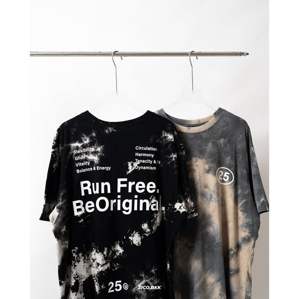 EOU Tie-dye Tee — “Run Free. Be Original.” - EOU Running T-Shirt | ZICO.BKK