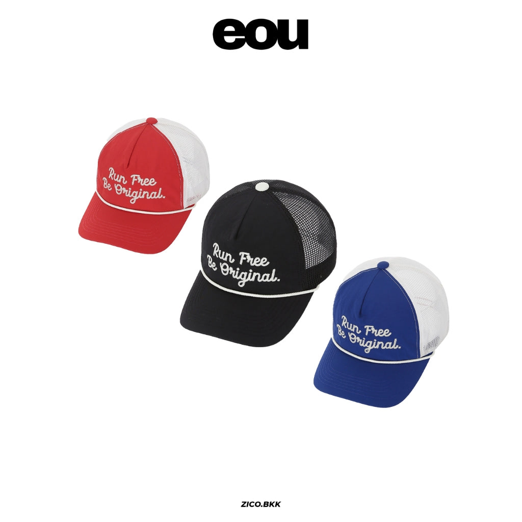 EOU Run Free Cap (Black, Red, Blue) - EOU Running Cap | ZICO.BKK