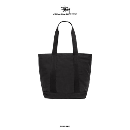 Stussy Canvas Market Tote Bag
