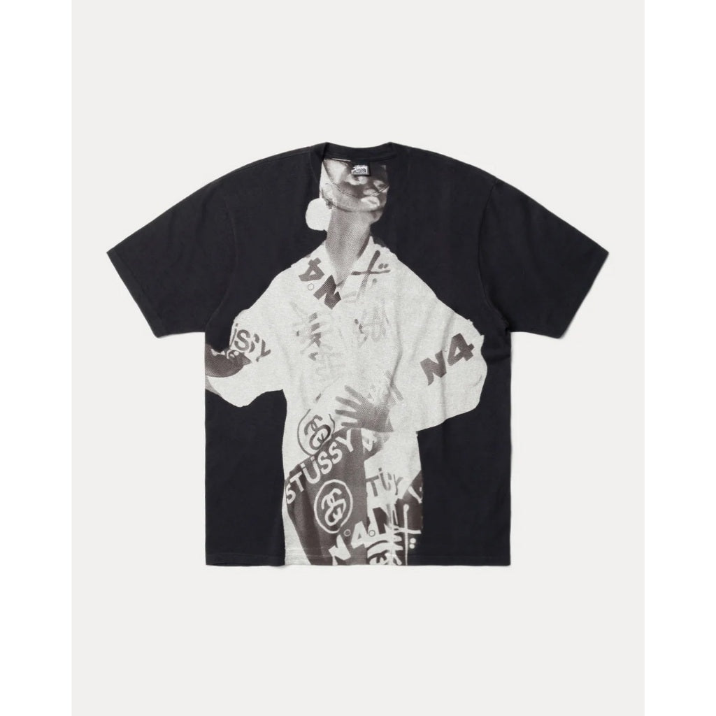 Stussy Paris Tee (Fade Black/ Natural)