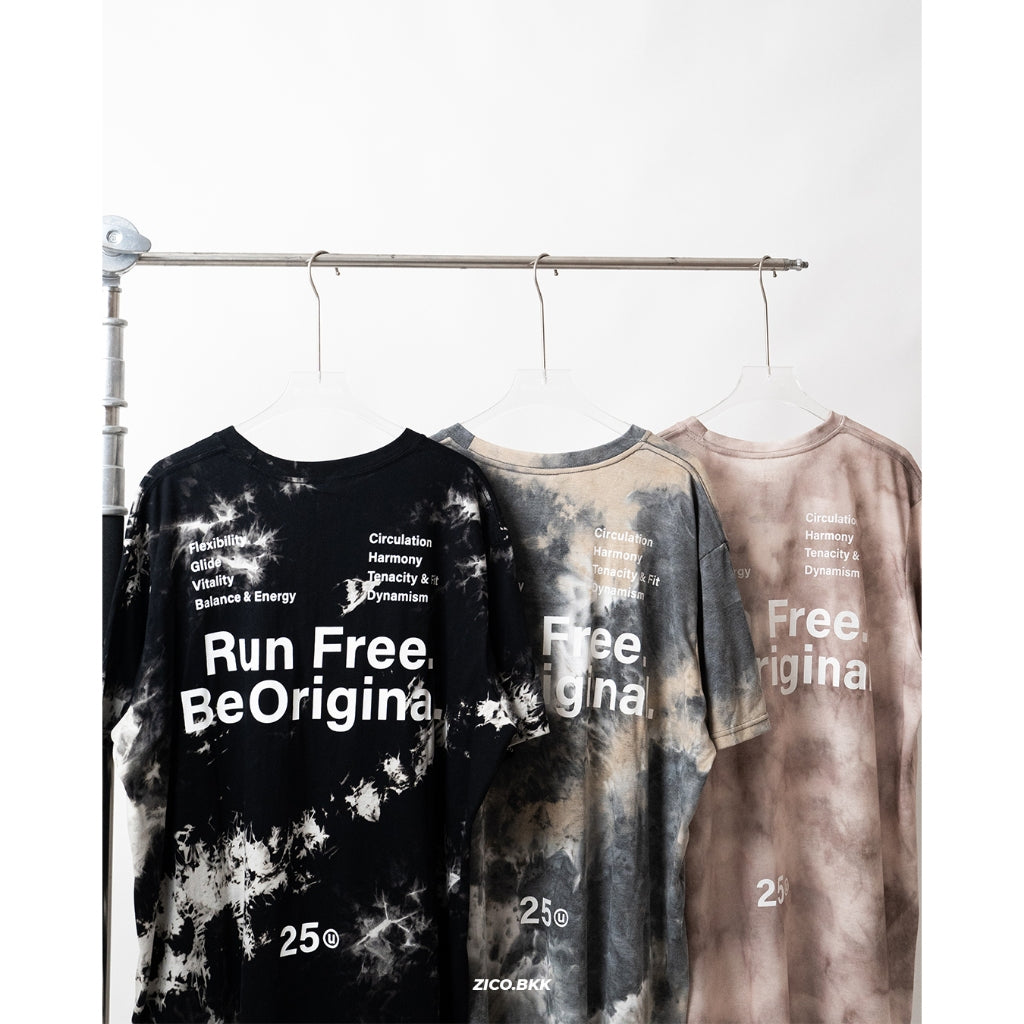 EOU Tie-dye Tee — “Run Free. Be Original.” - EOU Running T-Shirt | ZICO.BKK