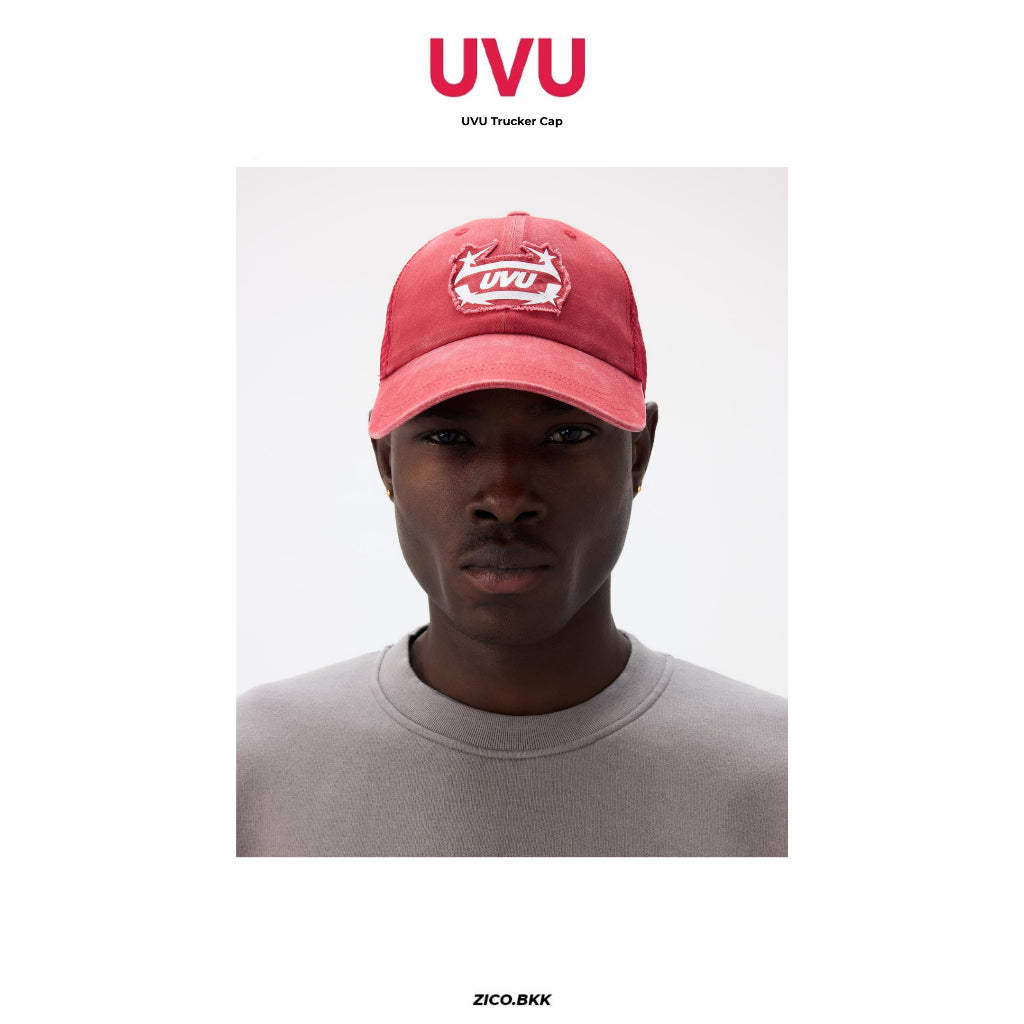 UVU Trucker Cap (Black/Olive/Red) | Trucker Cap | ZICO.BKK – zico.bkk