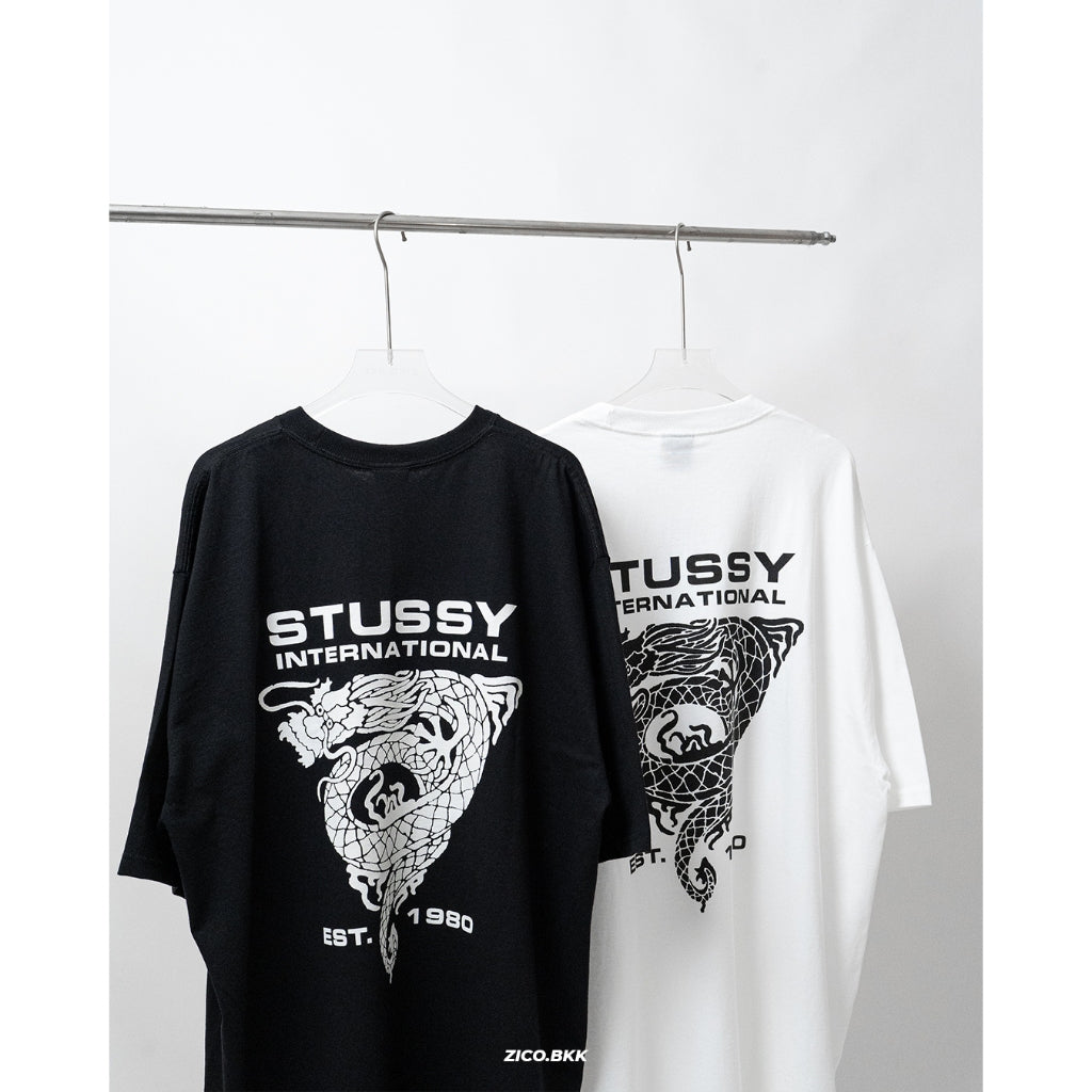 Stussy Dragon Tee (Black/White) - Stussy T-Shirt | ZICO.BKK