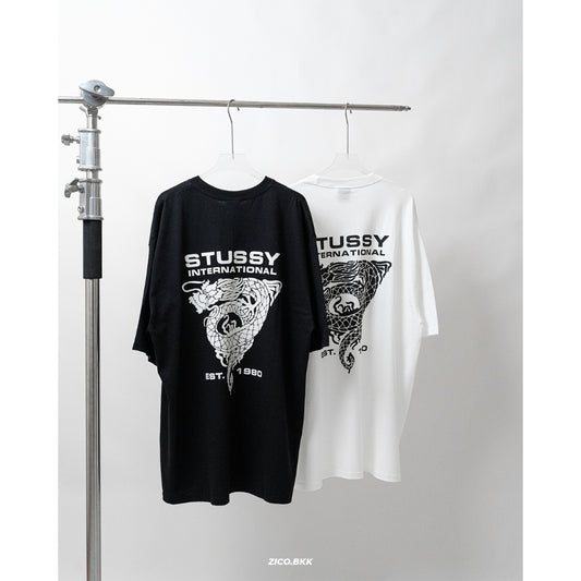 Stussy Dragon Tee (Black/White)