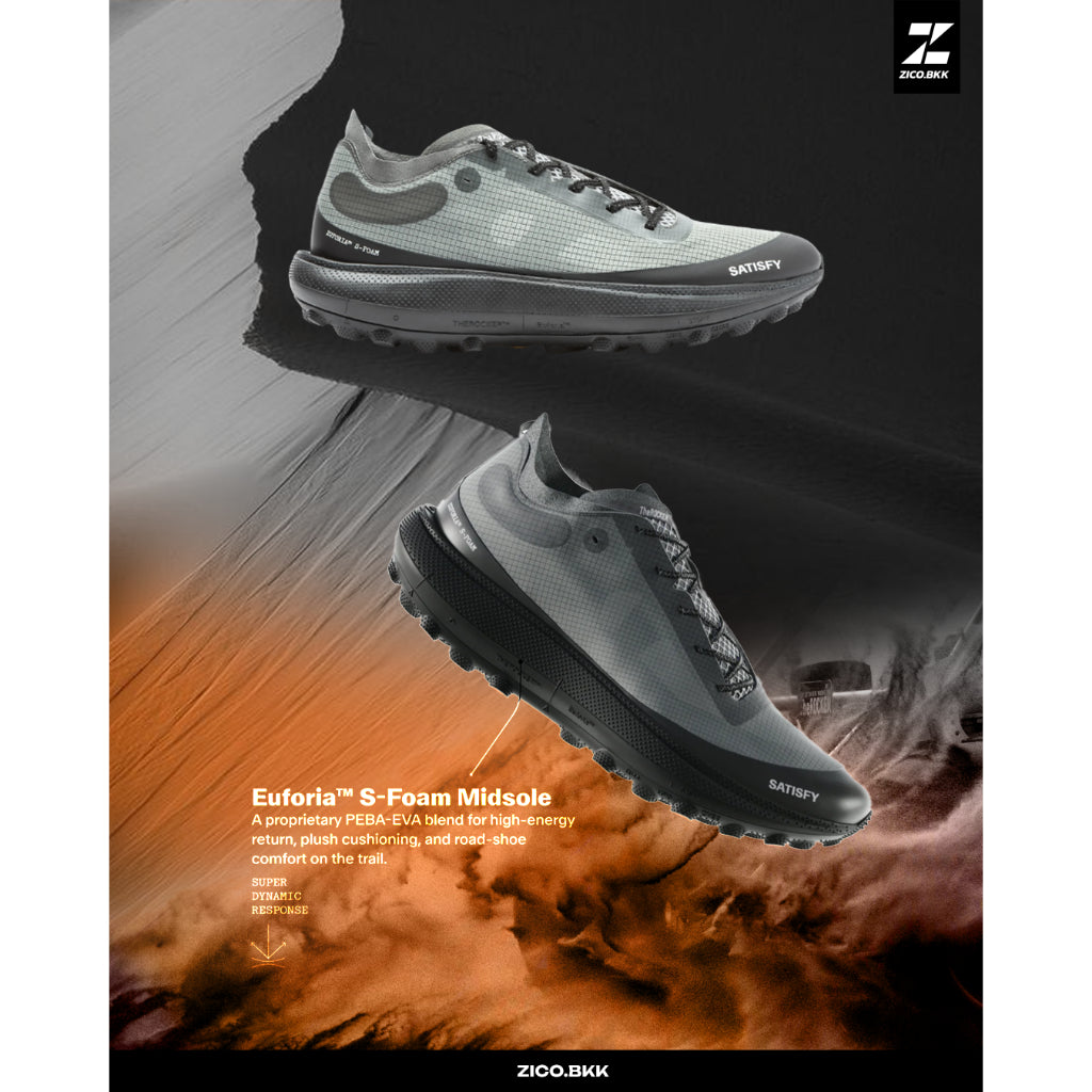 Satisfy TheRocker Performance Running Shoes / รองเท้า Running สุดล้ำจากฝรั่งเศส