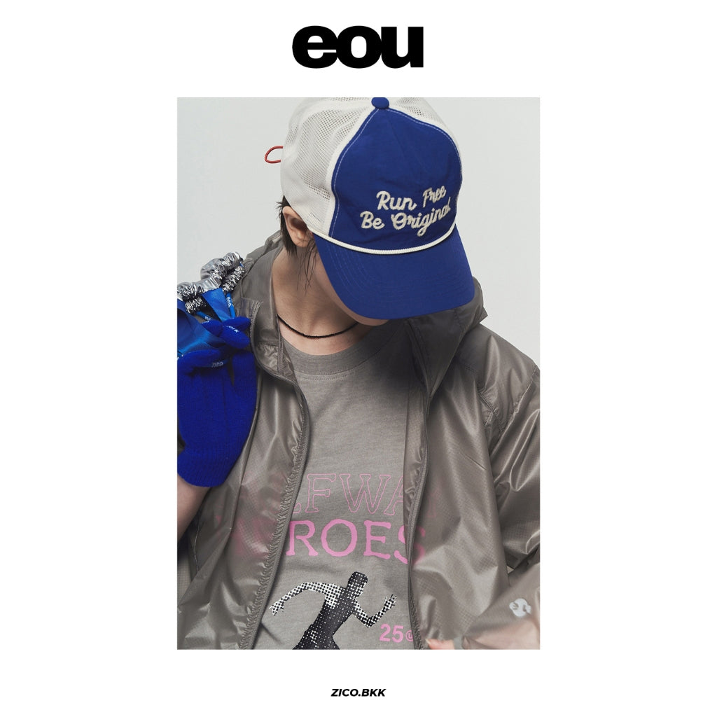EOU Run Free Cap (Black, Red, Blue) - EOU Running Cap | ZICO.BKK