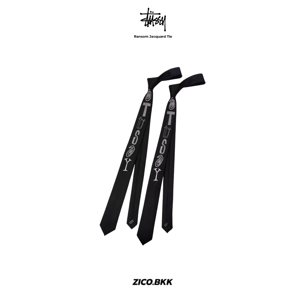 Stussy Ransom Jacquard Tie | Tie | ZICO.BKK – zico.bkk