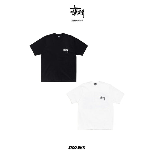 Stussy Victoria Tee (Black/White)