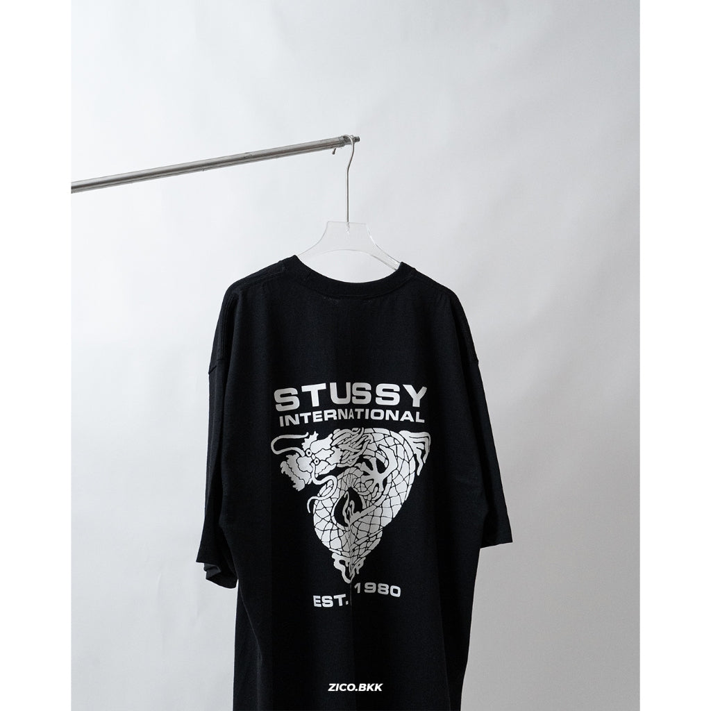 Stussy Dragon Tee (Black/White) - Stussy T-Shirt | ZICO.BKK