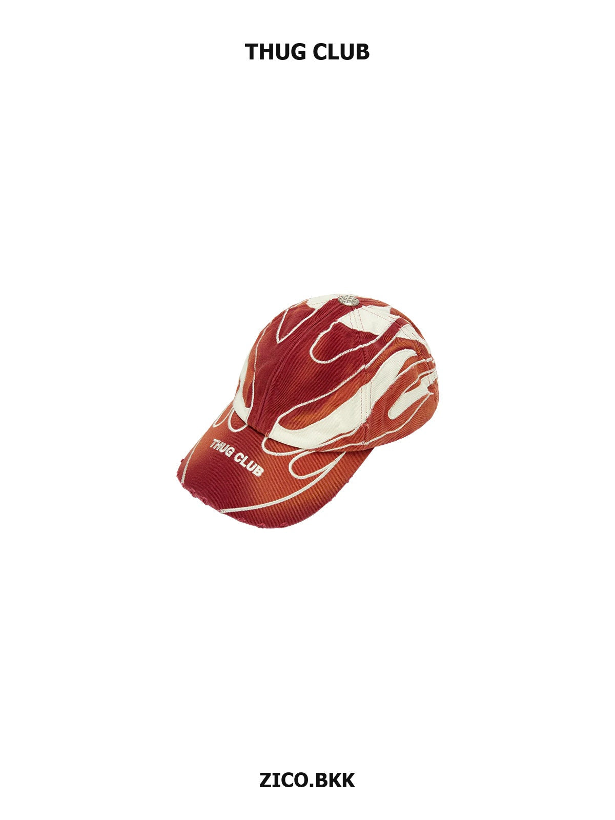 Thug Club Chopper Cap สี Red ภาพสินค้า 3