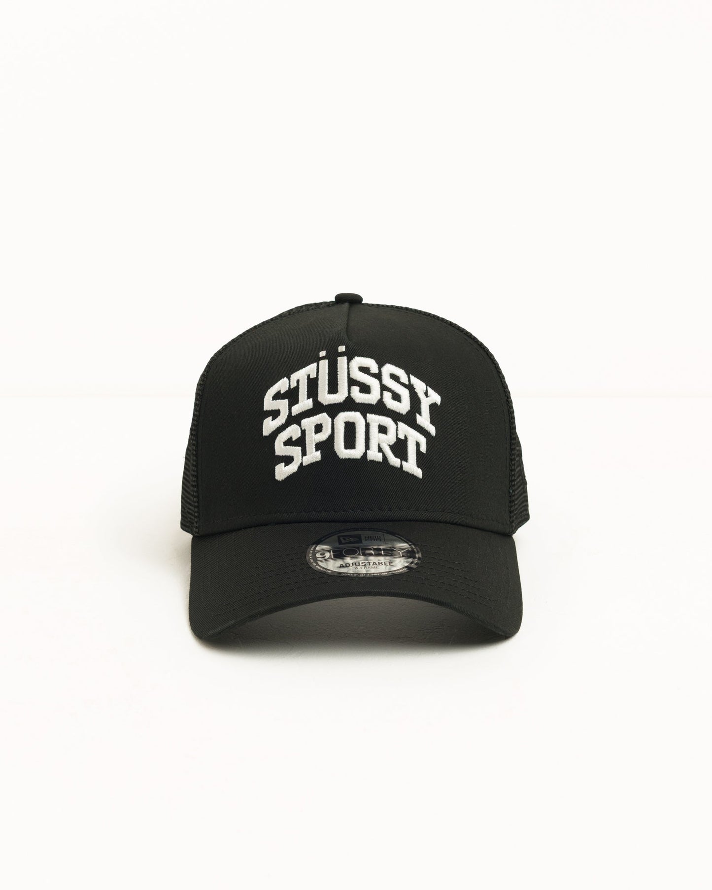 Stüssy New Era 9FORTY Sport Trucker Cap Black