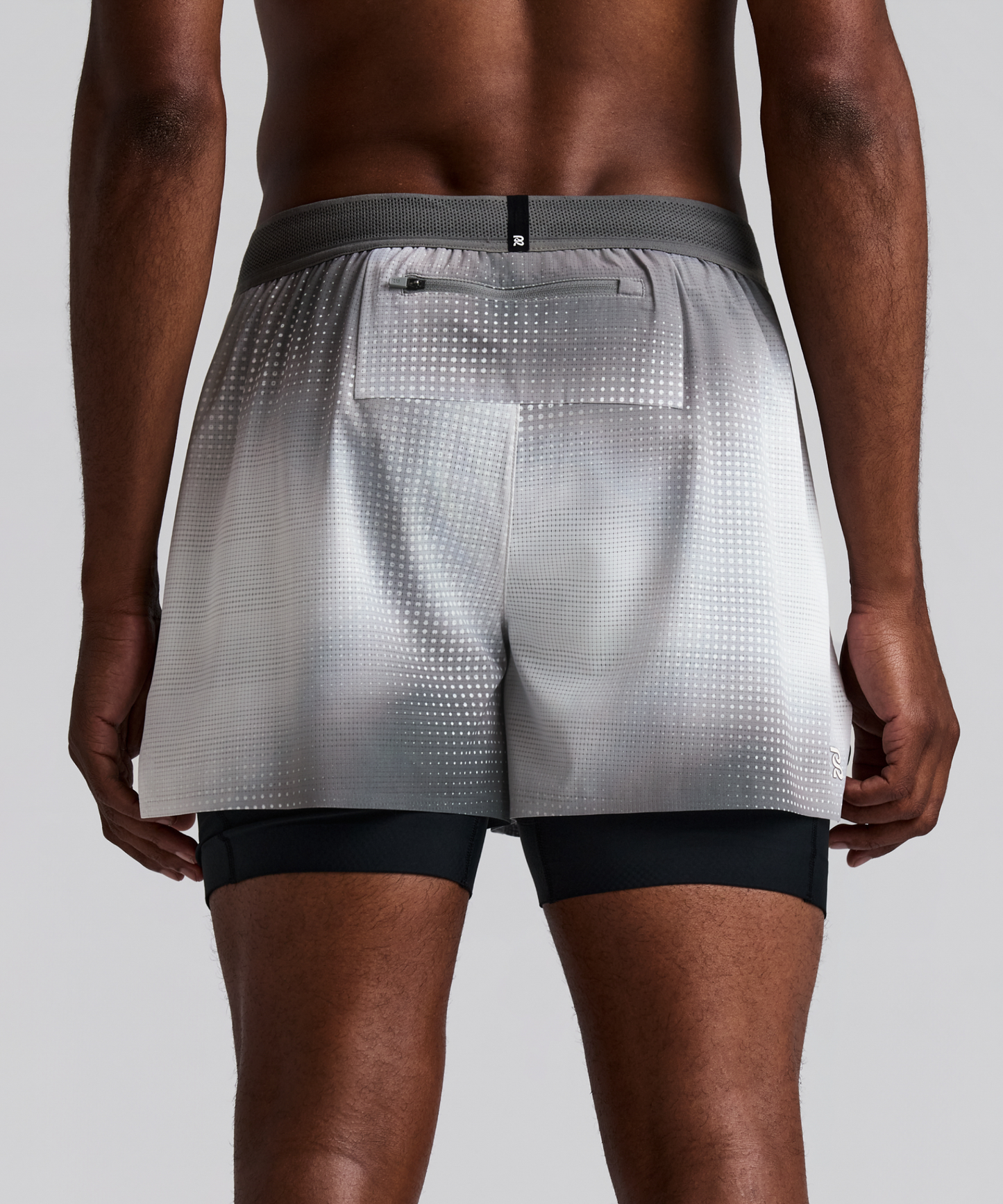 Bandit CoolGrid 2-in-1 Run Short Slate Multi detail