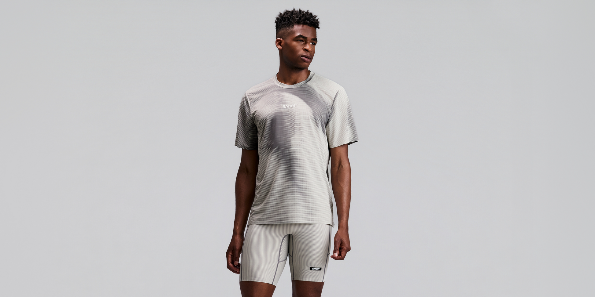 Bandit Specter Performance Tee Slate Plaster back