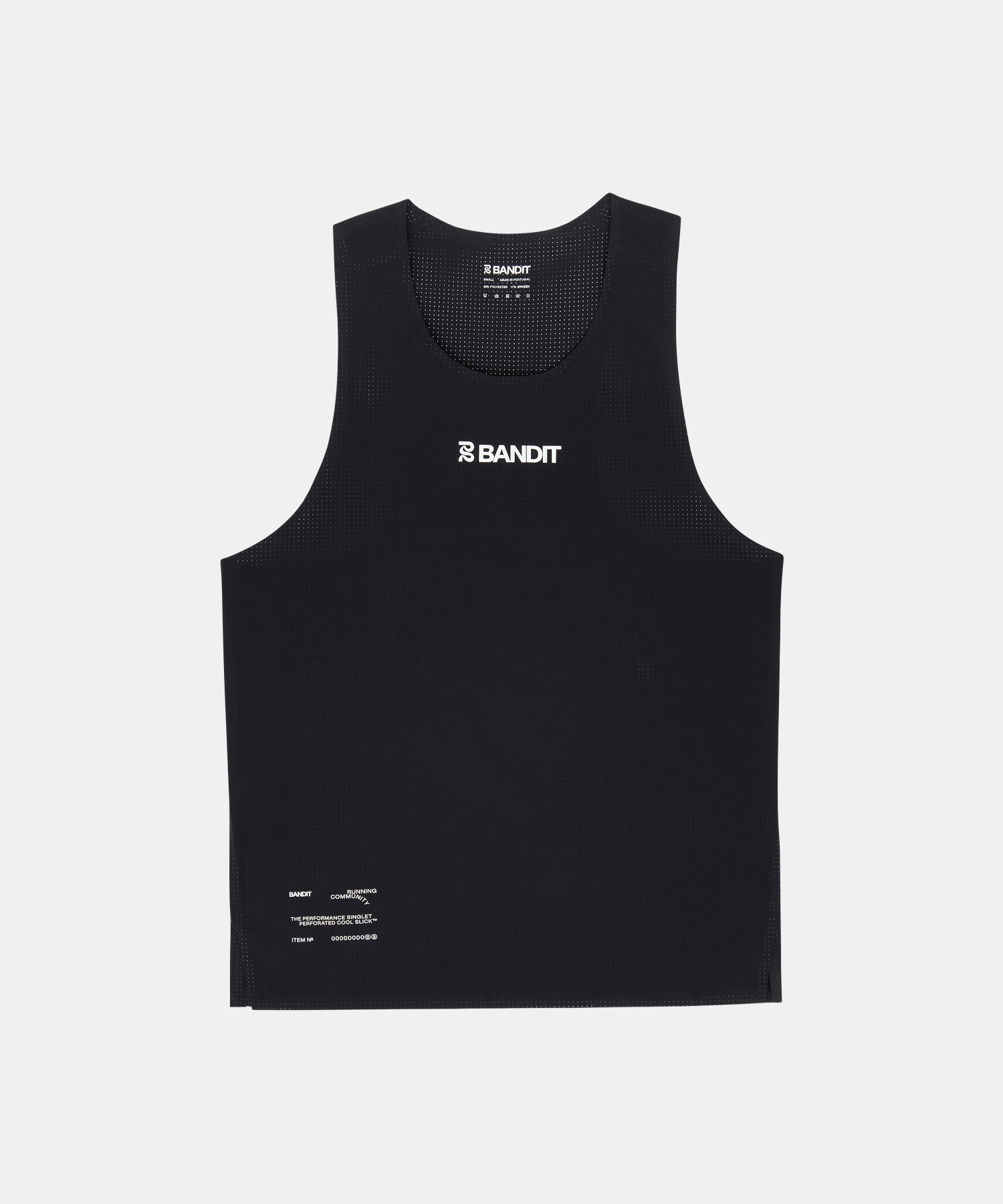 Bandit Vento Performance Singlet Black