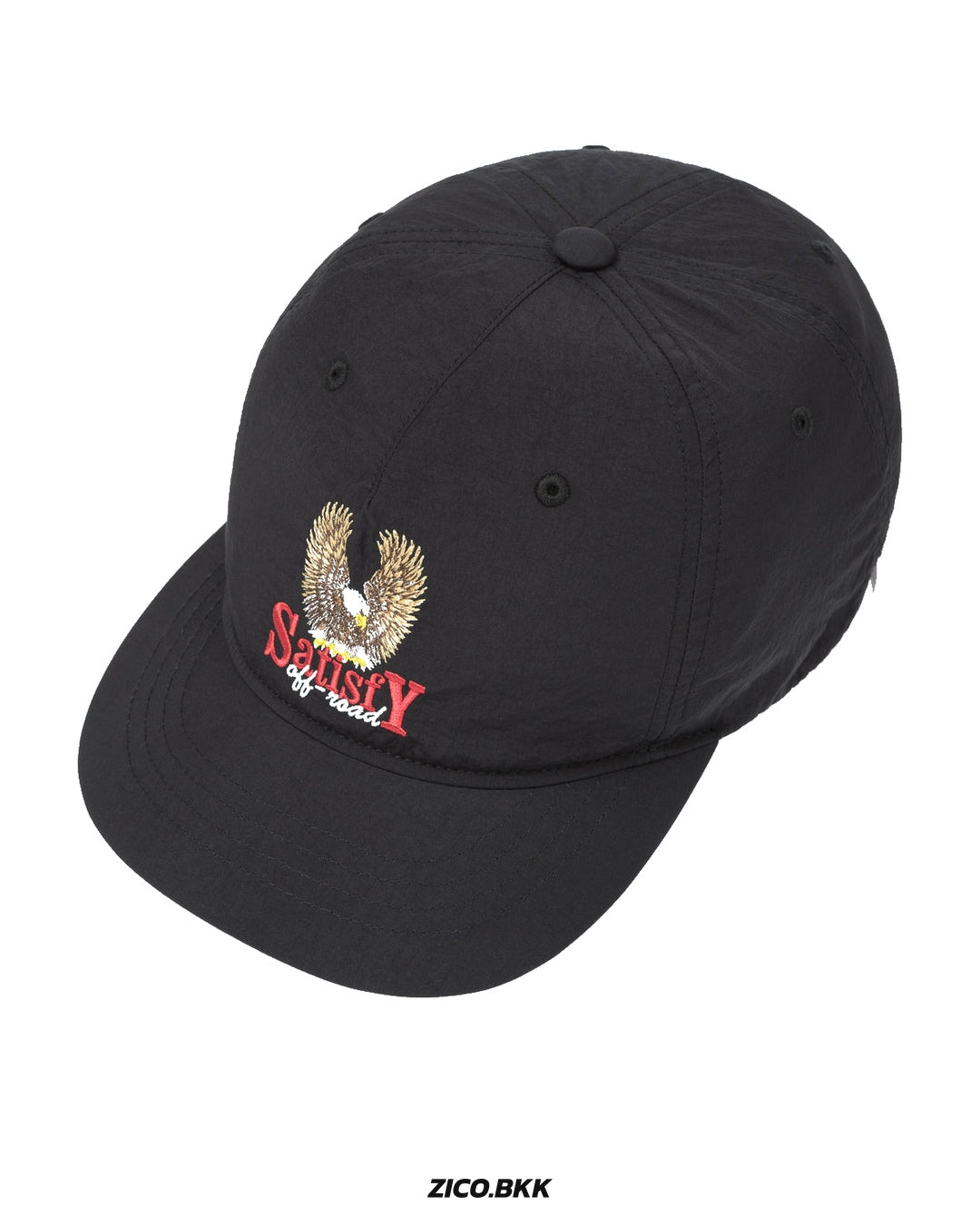 Satisfy FliteSilk Cap Black — official source view 2