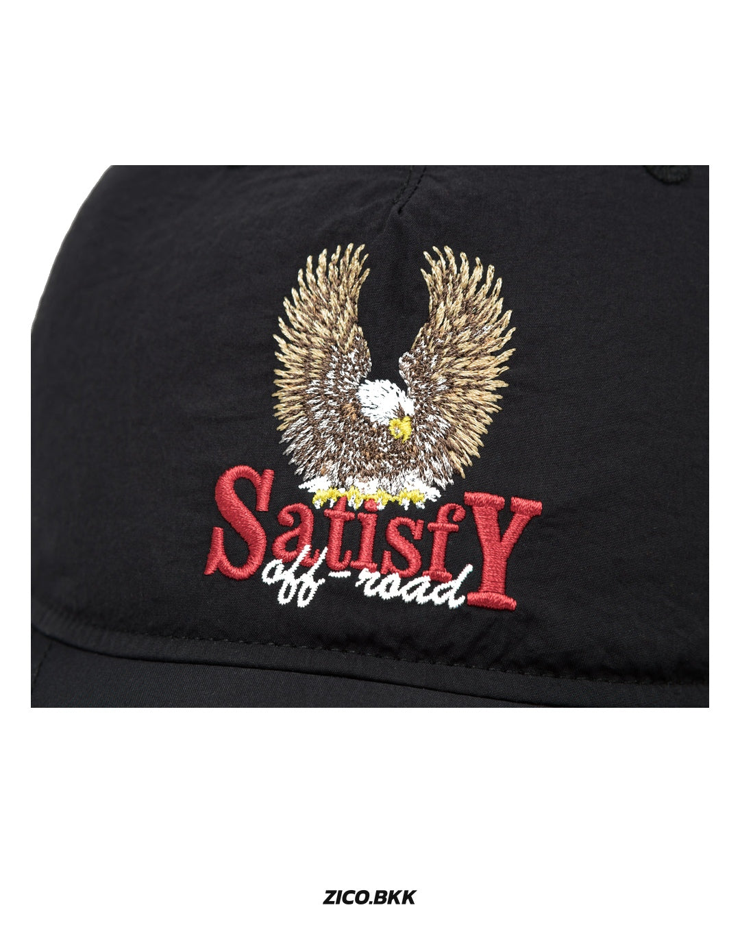 Satisfy FliteSilk Cap Black — official source view 4