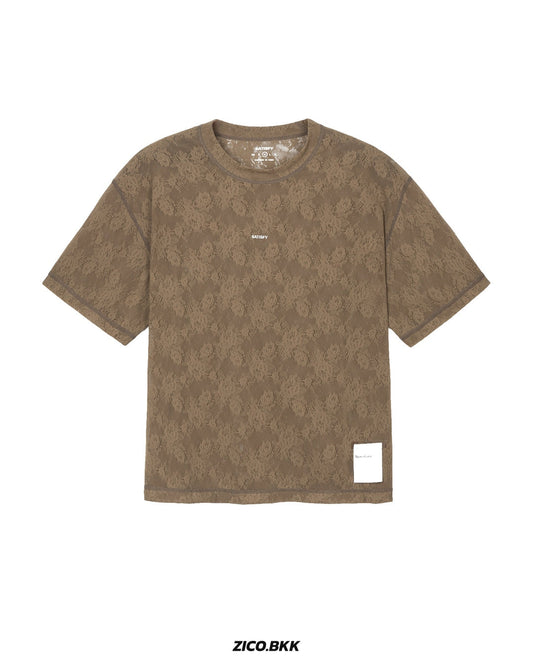 Satisfy SpaceLace T-Shirt Shitake — official source view 1