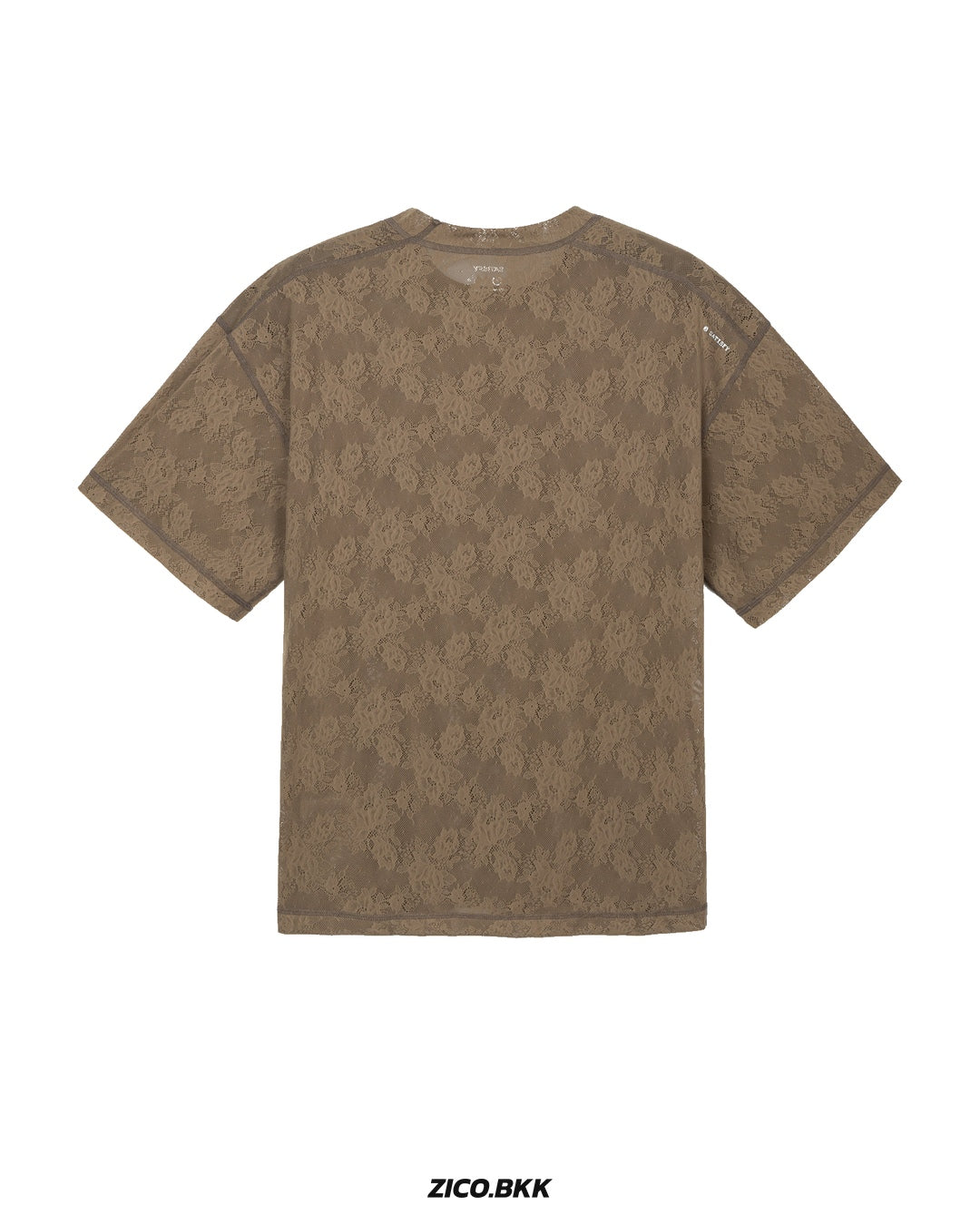 Satisfy SpaceLace T-Shirt Shitake — official source view 2