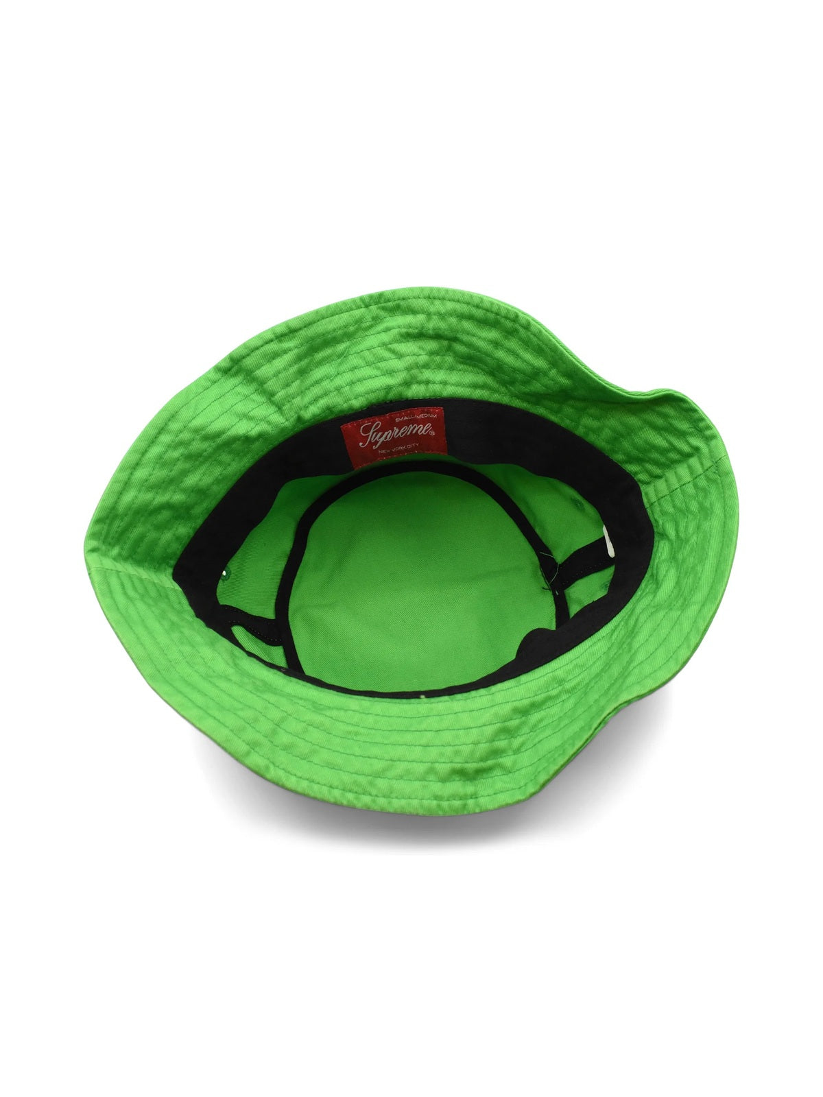 Supreme Classic Logo Crusher Green - inside detail