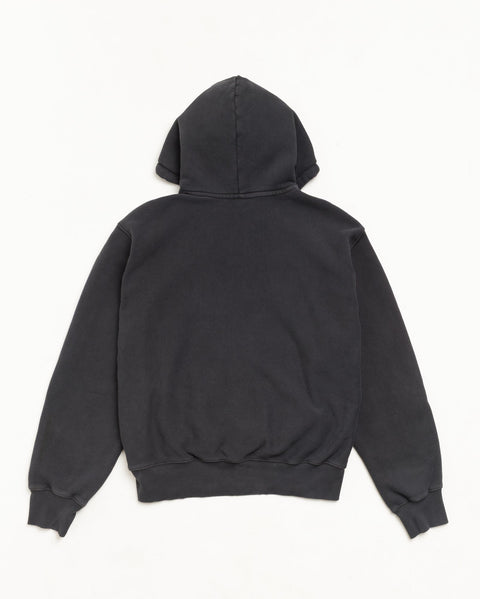 Stussy Block Sport Hoodie Garment Dyed - Faded Black - Faded Black - second view